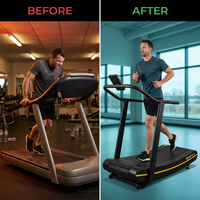 StrideForm ApexCurve Manual Treadmill — Before & After