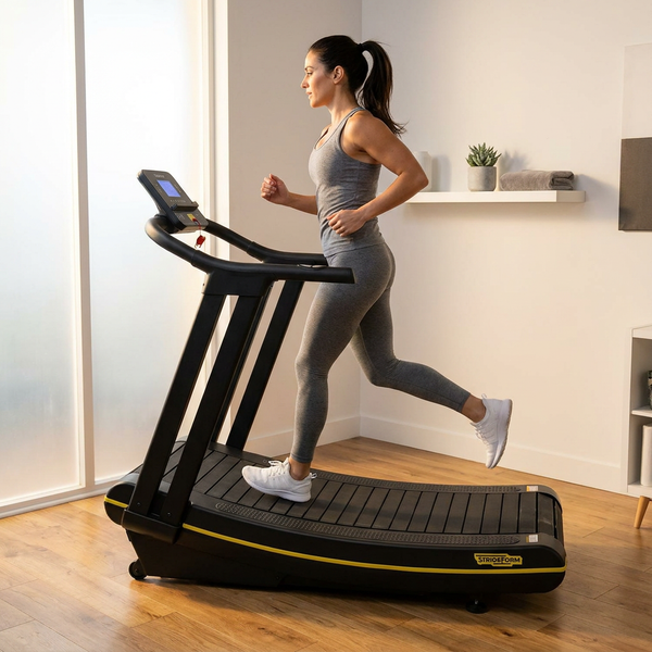 Manual Treadmill Built for Natural Running Form, Curved Deck, Self-Powered, HIIT Training Ready
