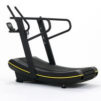 Manual Treadmill Built for Natural Running Form, Curved Deck, Self-Powered, HIIT Training Ready